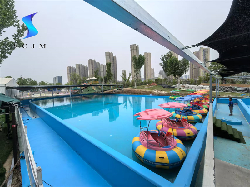 湖北武漢水上樂園翻新改造膠膜鋪裝完成